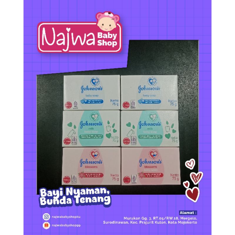 JOHNSONS SOAP 75 G