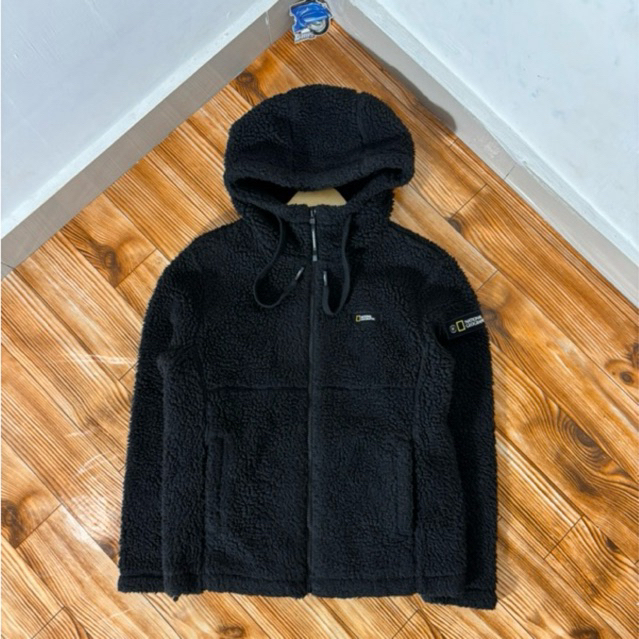 Hoodie Sherpa N G  Black Second