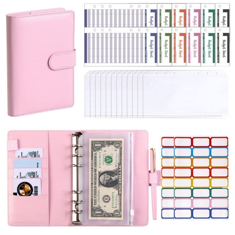 

Binder Polos Kulit Sintetis A6 6 Ring Binder Menabung