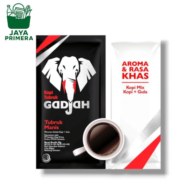 

Kopi Gadjah Kopi Mix 1 renceng 10pcs 25g