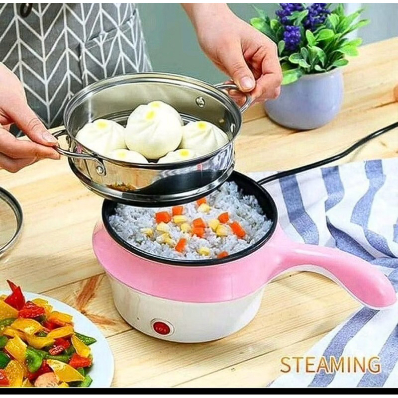 PANCI LISTRIK PLUS STEAMER PANCI ELEKTRIK KUKUSAN SERBAGUNA