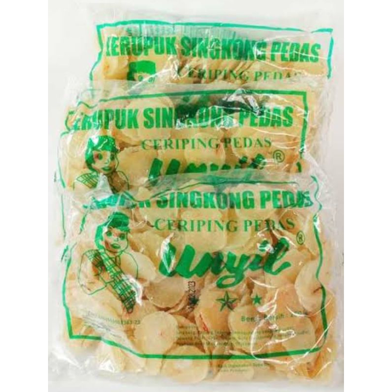 

KRUPUK MENTAH UNYIL 250gr/krupuk unyil mentah 250gr