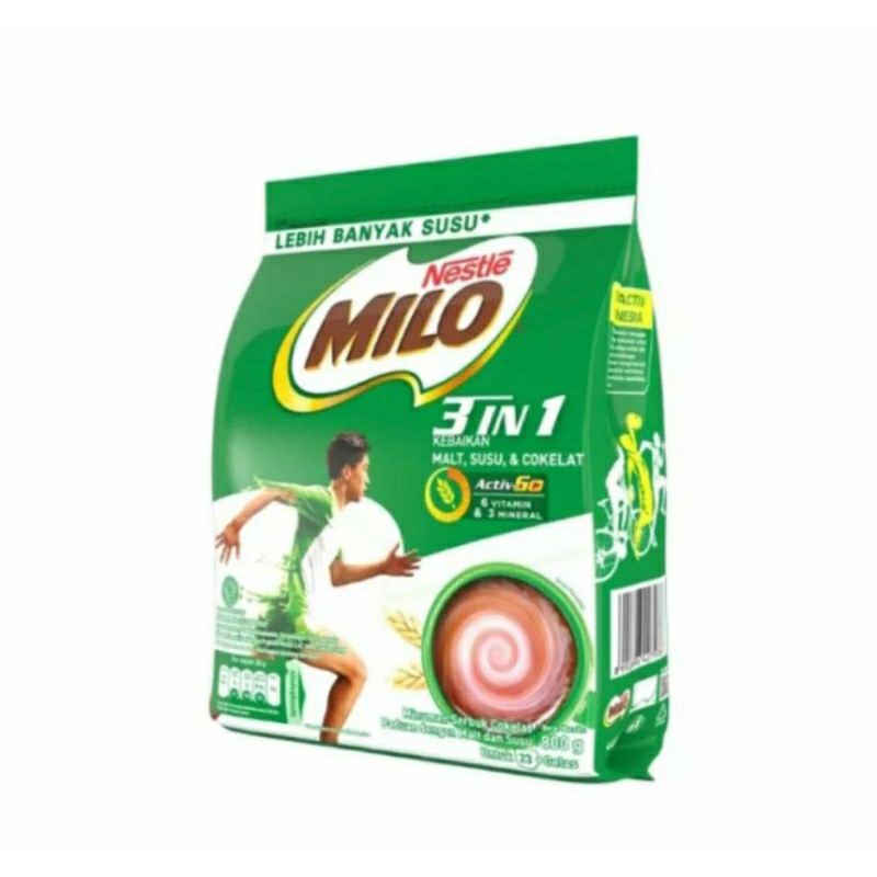 

[PROMO]MILO 3IN1 SUSU BUBUK COKELAT 800GRAM