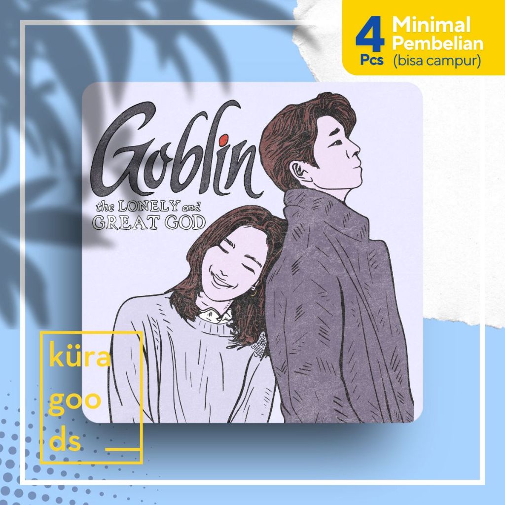 

Sticker Goblin Guardian: The Lonely and Great God | Kdrama Series Kim Shin Gong Yoo Fan Art Ji Eun-Tak