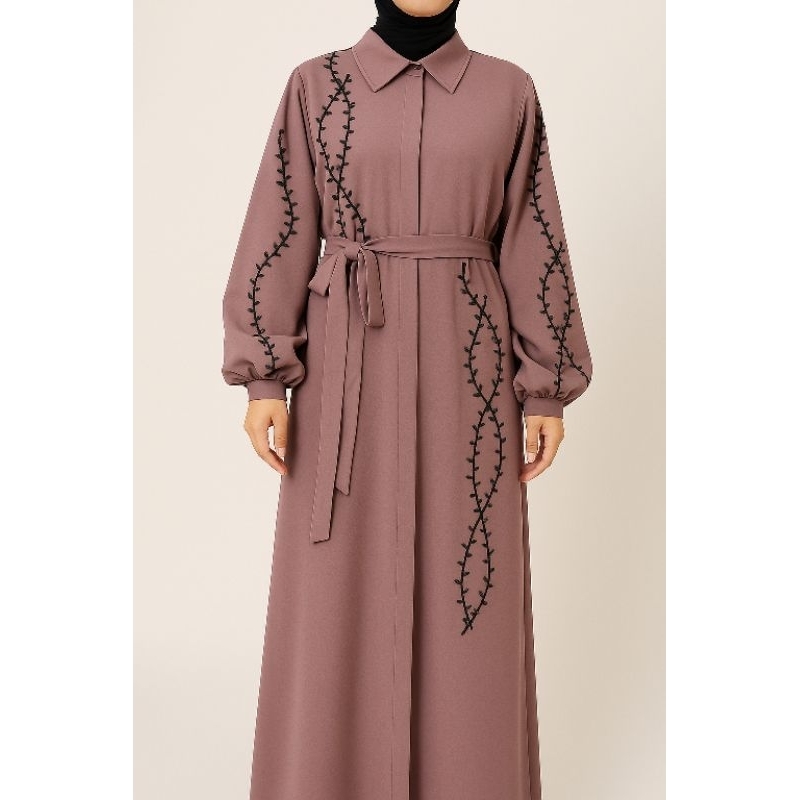 Abaya Inara Bahan Fursan saudi ori payet handwork mewah dubai turky long outer