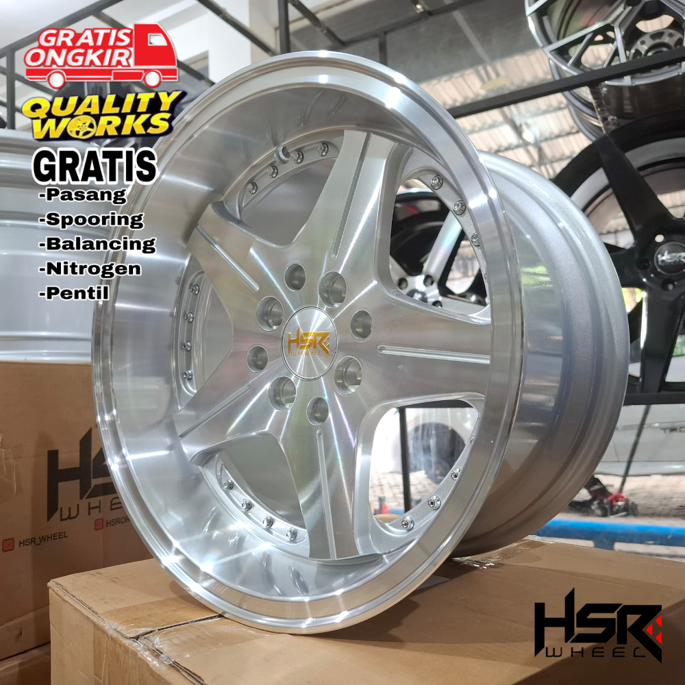 Hsr Wheel Anambas Ring 15 Velg Celong Mobil Swift, Sirion, Rio, Mobilio, Yaris