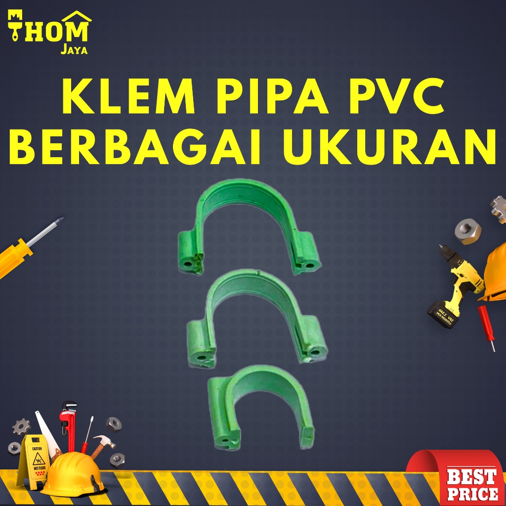 KLEM PIPA AIR / KLEM PIPA PVC / KLEM PRALON / CLAMP PIPE / KLEM PIPA OMEGA