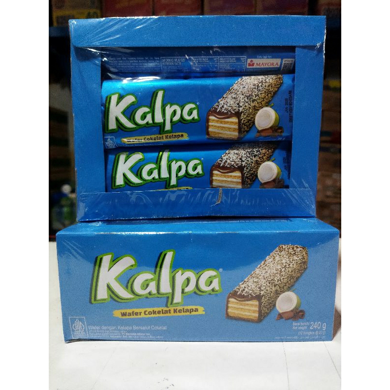

kalpa wafer coklat kelapa per box isi 12pcs