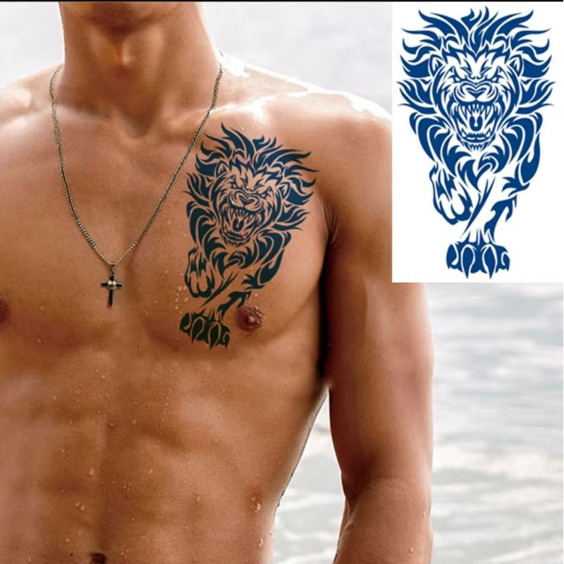 VIP Fruit Ink Tatto Temporary Tahan Lama  Semi Permanen - Tato Temporer Herbal Seri GZ 290 Motif Hew