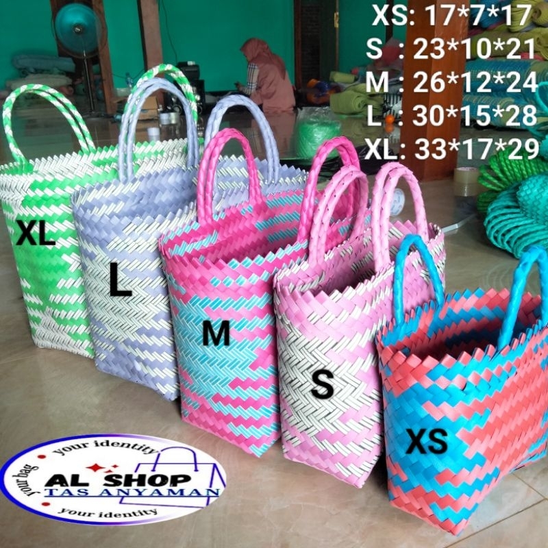 Tas Anyaman Lurik Ngawi/Tas Sembako/Tas Parchel