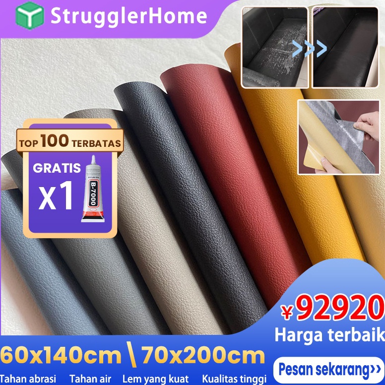KODE X22C Hot Sell VersionStiker Jok Kulit Sofa Kursi Sofa Berperekat Kulit Asli Sofa Berperekat Kul