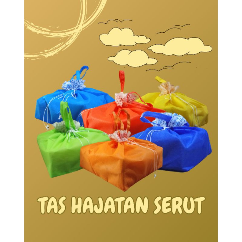 

(12 Pcs) TERMURAH TAS HAJATAN SERUT UKURAN 20