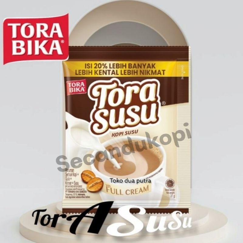 

TORA BIKA SUSU Kopi Instan Kopi Susu Fuulcream /Renceng isi 10