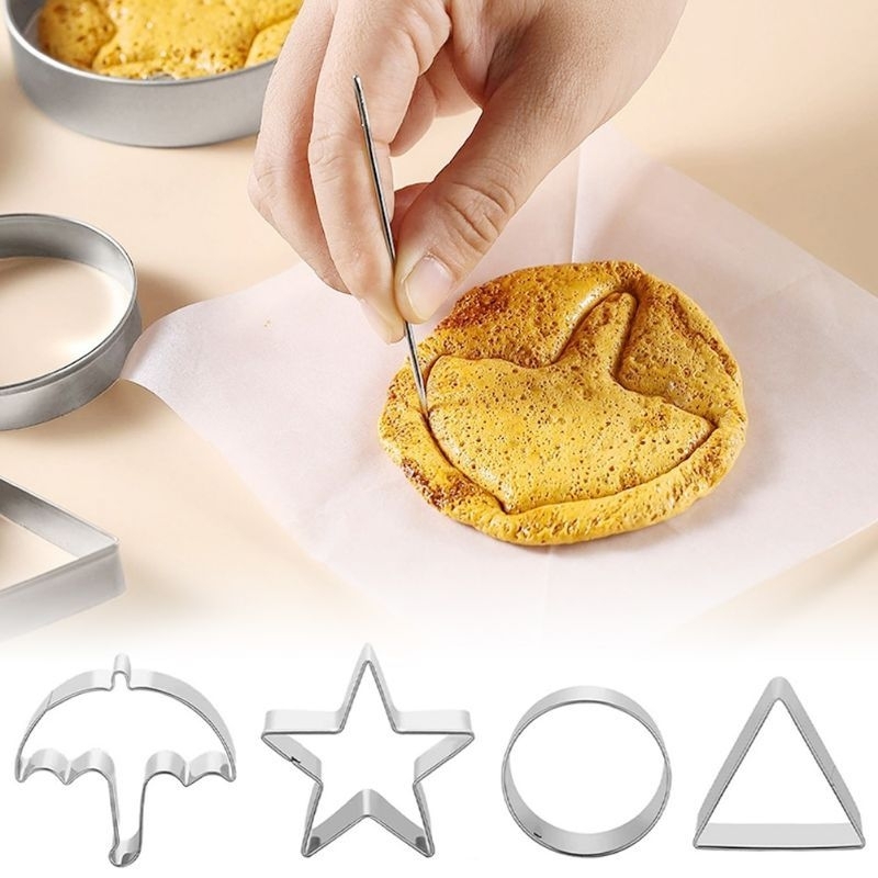 Cetakan Dalgona Candy Ala Squid Game / Cetakan BTS / Ring Cutter Cookies cetakan kue kering / Cetaka