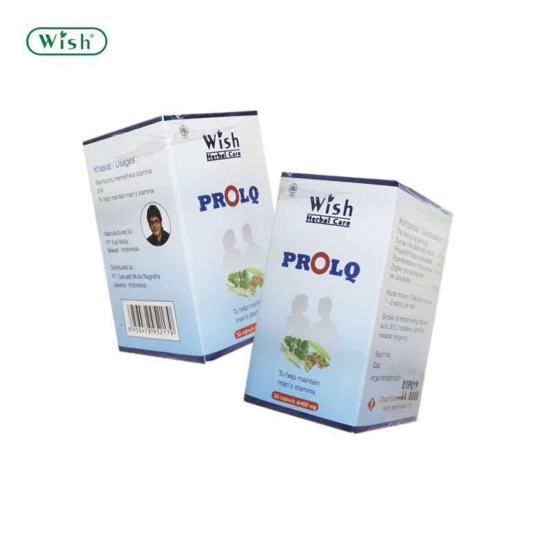 Obat herbal wish PRO LQ Dr. boyke untuk stamina pria isi 30 Kapsul
