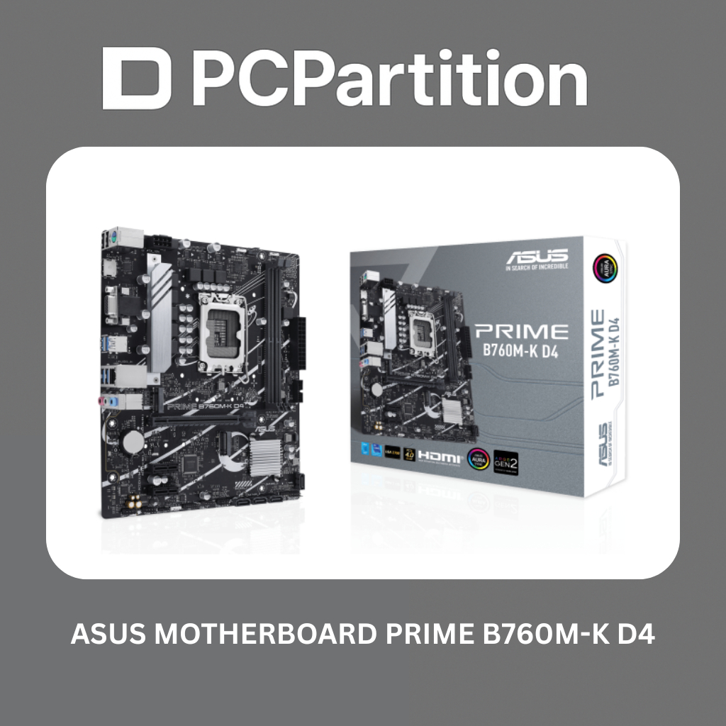 ASUS MOTHERBOARD PRIME B760M-K D4
