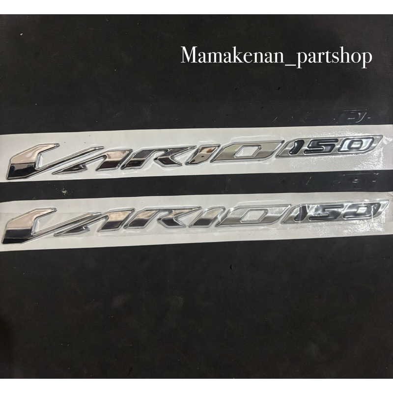 Emblem VARIO 150 Timbul // Emblem HONDA