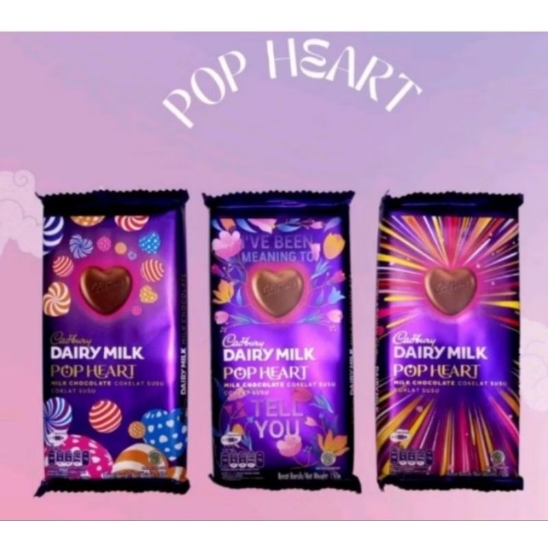 

Cadbury Dairy Milk POP HEART 150g Murah