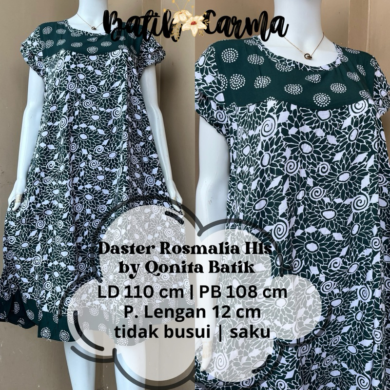 Daster Rosmalia Hls by Qonita Batik Pekalongan