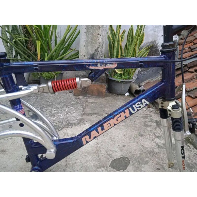 frame sepeda mountain bike vintage retro mtb 26 Raleigh usa