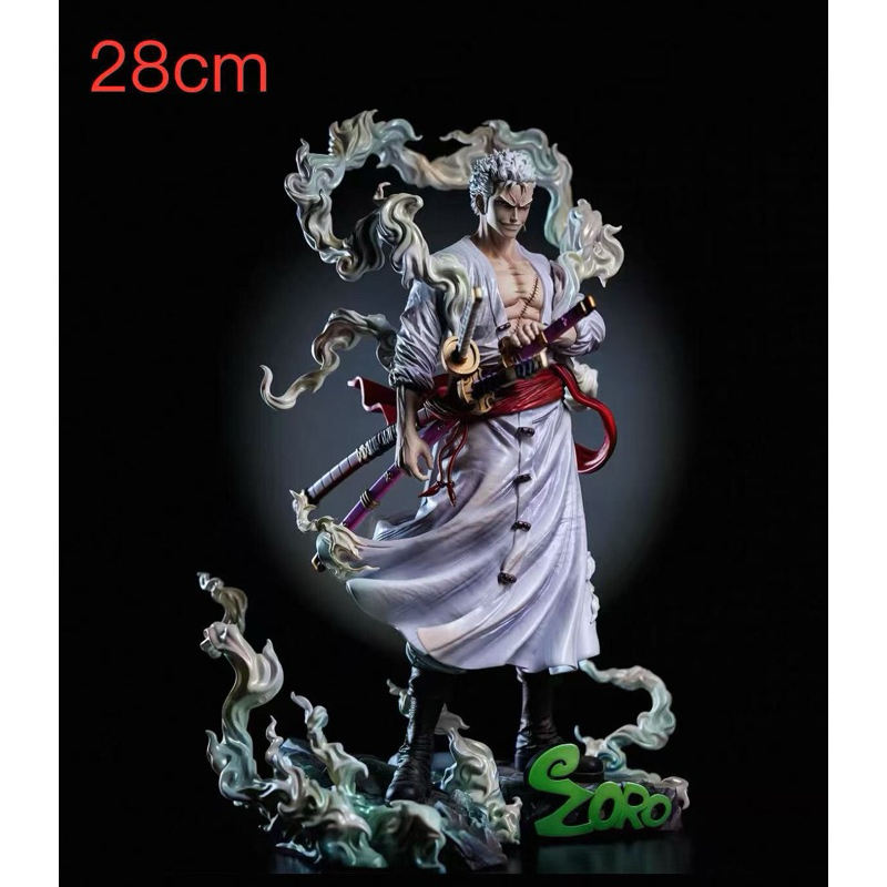 action figure one piece diorama roronoa zoro nika form