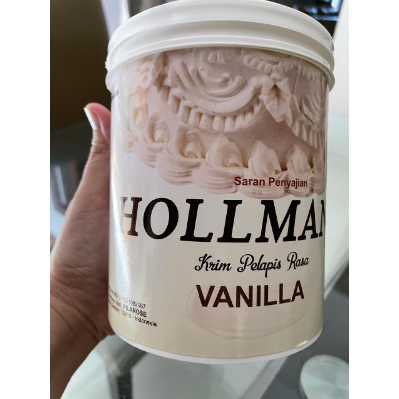 

Hollman buttercream vanilla 350gr hollman butter krim krim kue vanilla