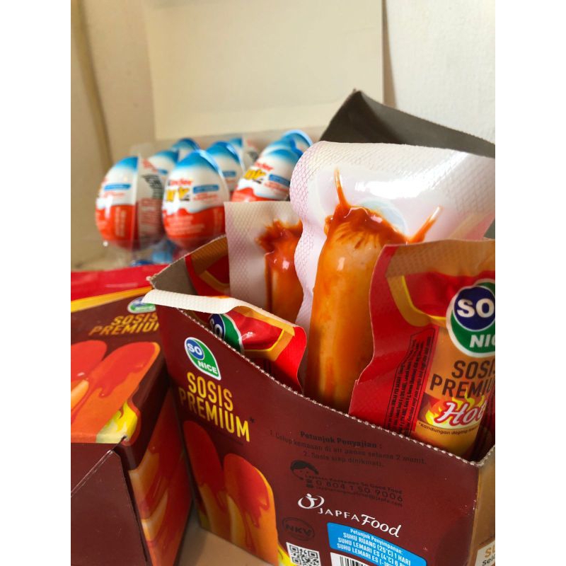 

So Nice Sonice Sosis Premium Rasa Hot