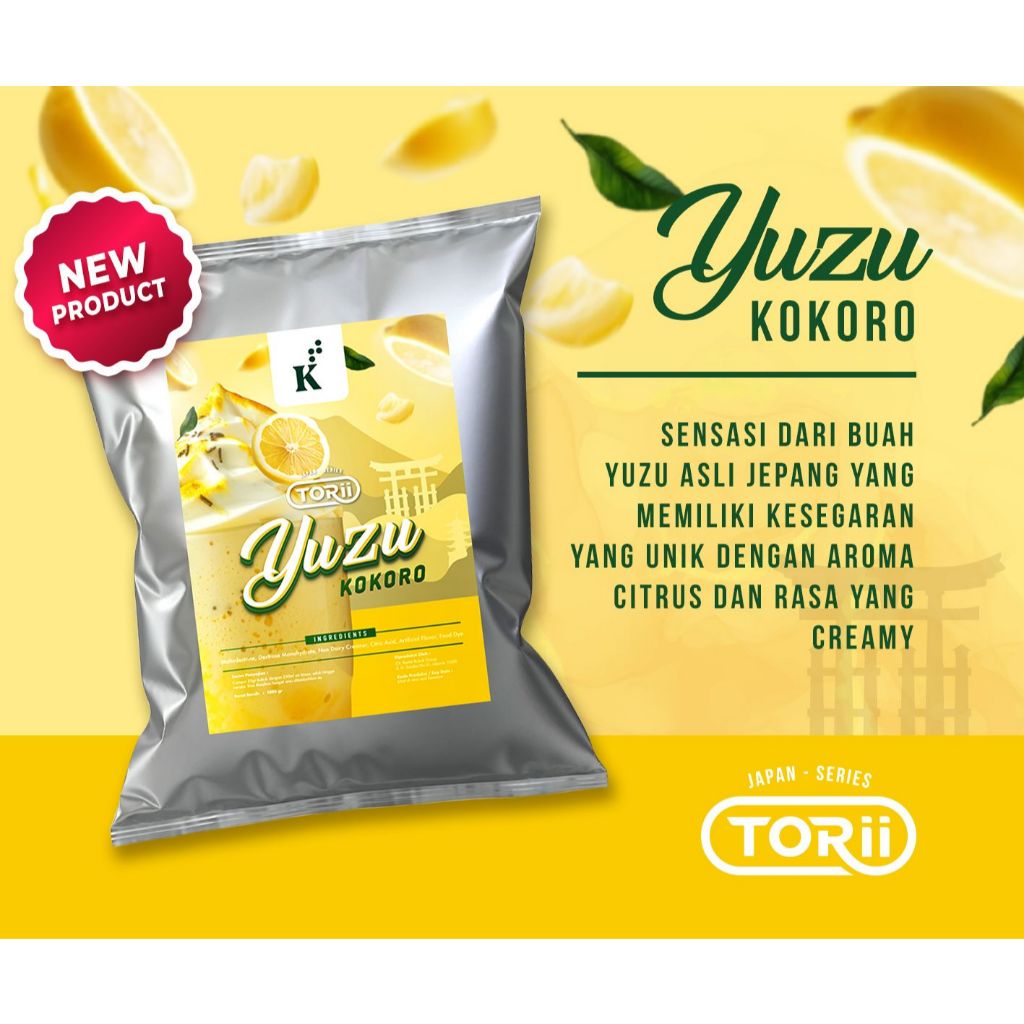 

Bubuk Minuman "Yuzu" TORII JAPAN SERIES 1000gr Powder Drink - Kedai Bubuk Javaland