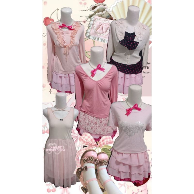 Liz lisa Doll / axes femme top / mouth valley / shabby / jirai kei / jiraikei / shojou / hime gyaru 
