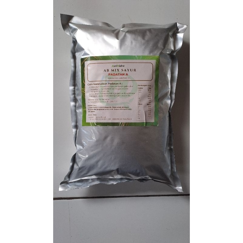 Nutrisi Pupuk AB Mix Sayur Hidroponik Padatan 5 liter