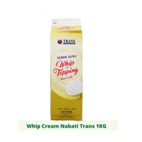 

Trans Gold Whipping Cream 1Ltr - Gosend Grab Only