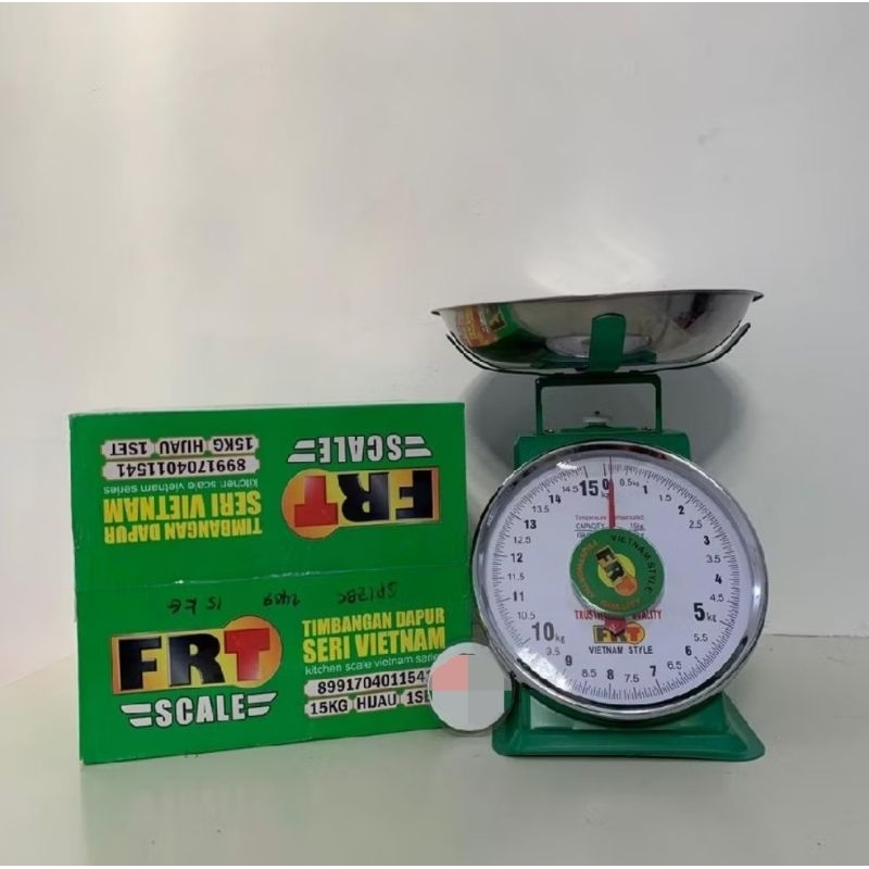 KITCHEN SCALE FRT 5KG/10KG/15KG/20KG timbangan duduk frt timbangan buah frt timbangan sayur frt