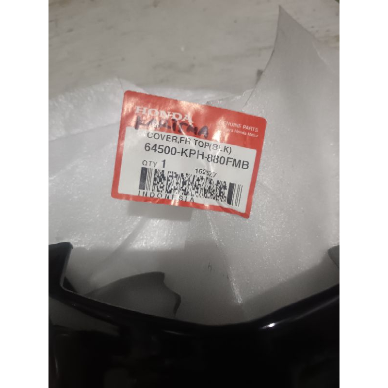 tameng panel depan Honda karisma KPH original ahm kode part 64500-KPH-880FMB