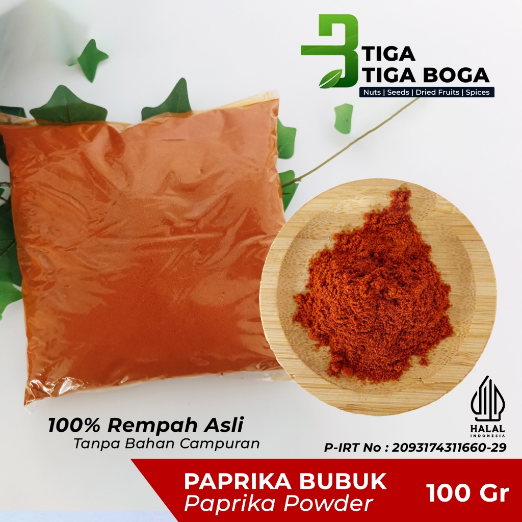 

Paprika Bubuk Alami | Paprika Powder 100% Murni