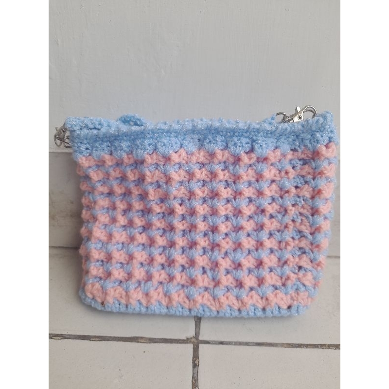 Tas selempang rajut wanita / anak perempuan