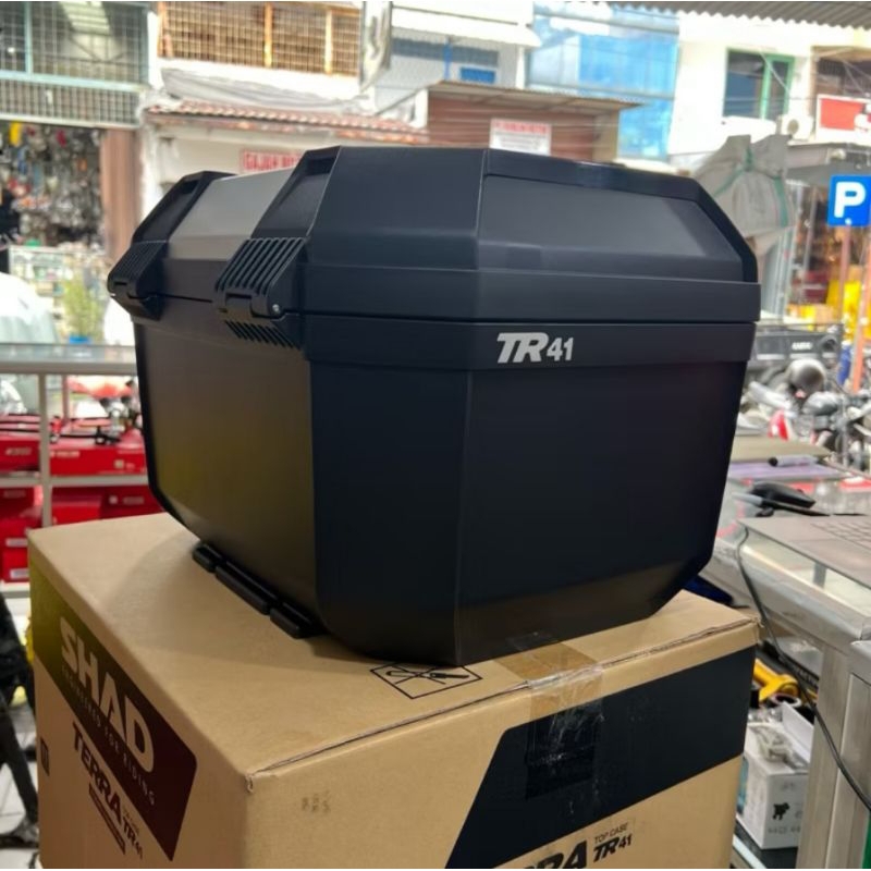 Box Shad Terra TR41 Black Top Box - Top Box TR41 AIuminium Terbaru ORIGINAL SHAD NEW SERIES TERRA TR