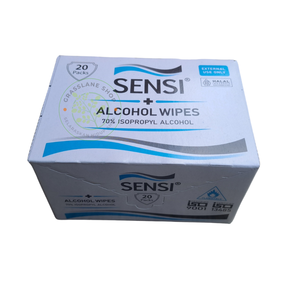 Alcohol Wipes Sensi Antiseptic Wipe Tisu Alkohol isi 20