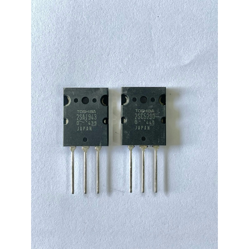 TRANSISTOR TOSHIBA A1943 - C5200 ASLI ORIGINAL LOT 439/440