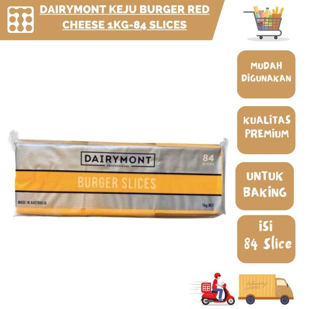 

DAIRYMONT KEJU BURGER RED CHEESE 1KG-84 SLICES