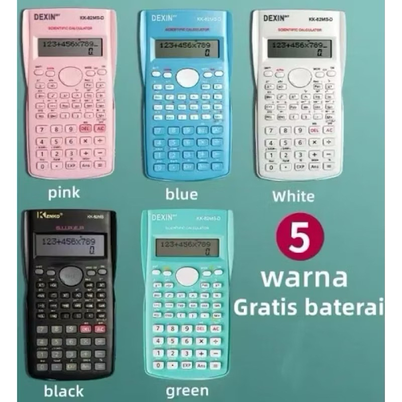

Kalkulator ilmiah 240 Fungsi Kalkulator scientific sains anak sekolah