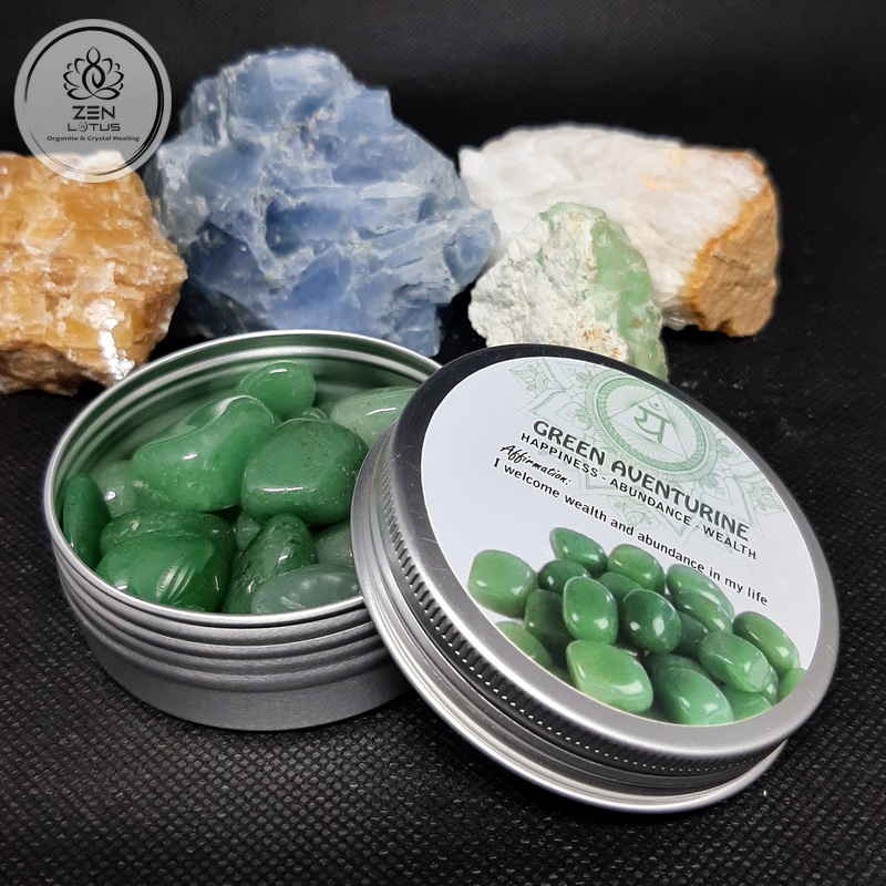 Green Aventurine crystal gift set