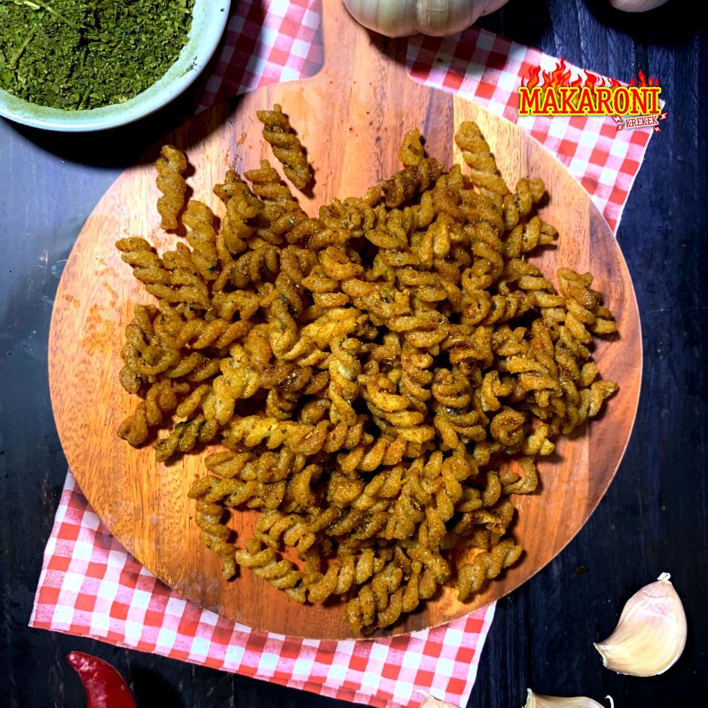 

Uril Krekek - Pedas Bawang Asin dan Pedas Daun Jeruk - 80gr