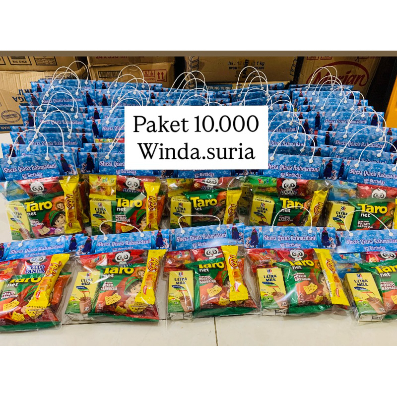 

Paket snack ulang tahun custom