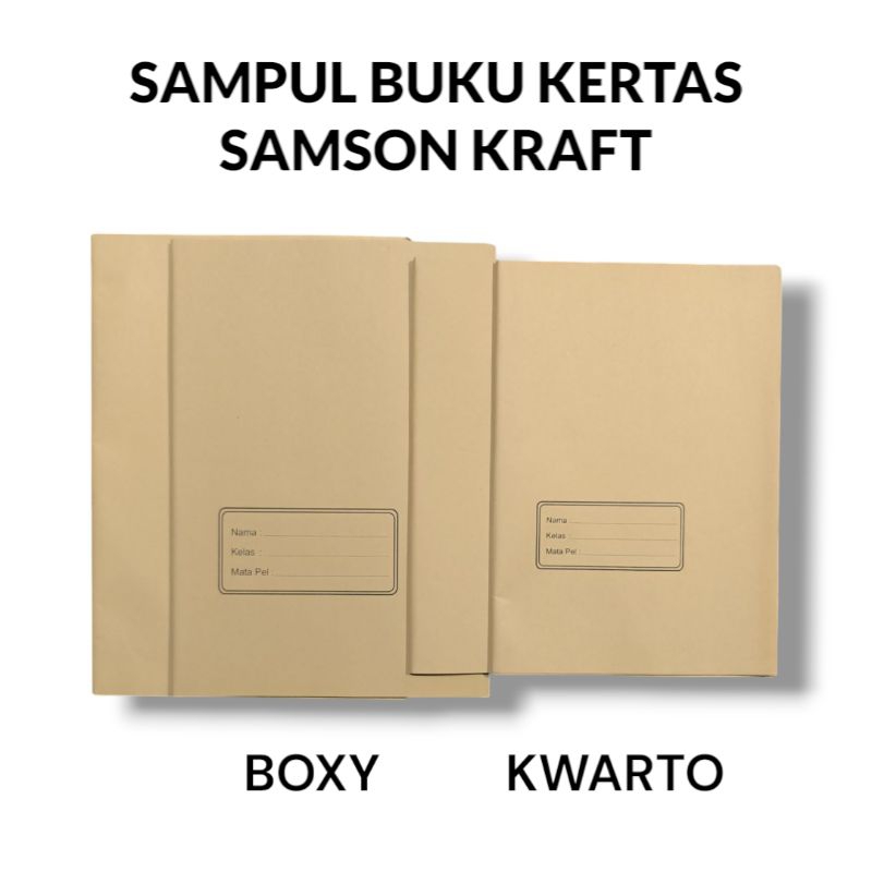 

SAMPUL BUKU KERTAS COKLAT SAMSON KRAFT (PAK)