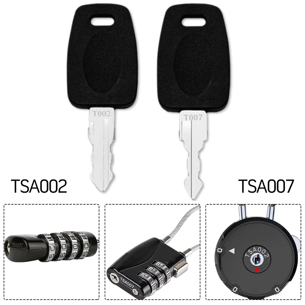 Kunci Koper TSA002&TSA007 kunci multifungsi tsa kunci koper anti maling Untuk Koper, Gembok dll