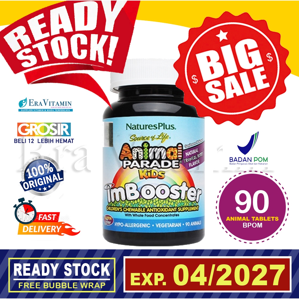 Natures Plus Animal Parade Kids ImBooster (90) immune booster