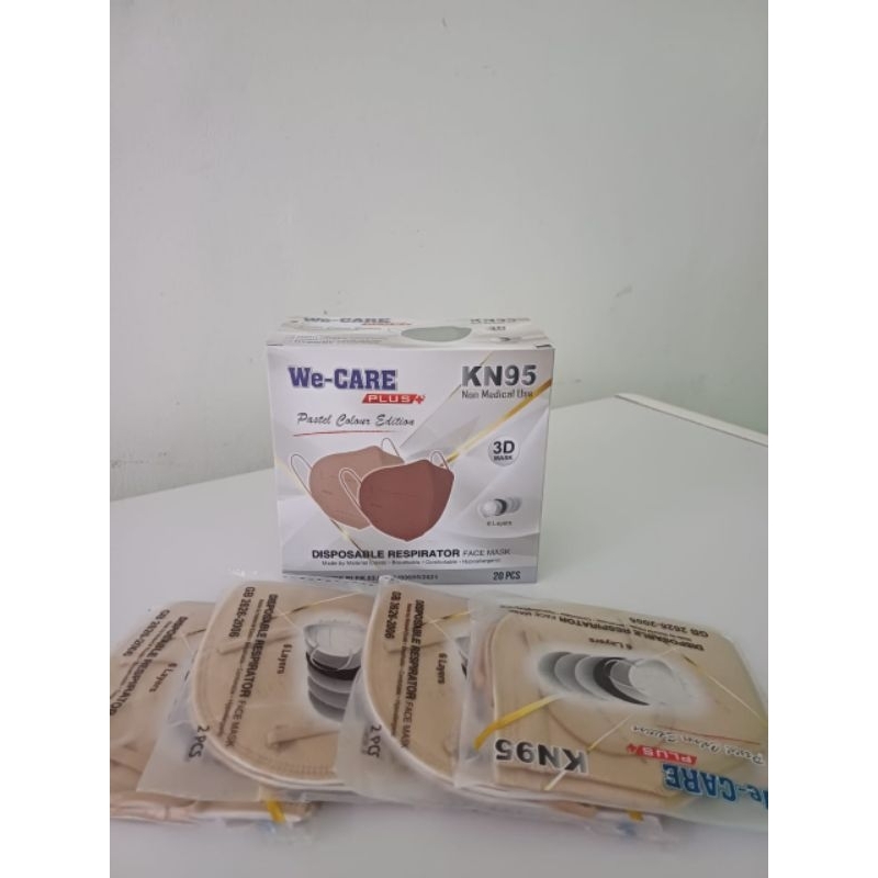 Masker KN95 We-care Plus isi 20 pcs