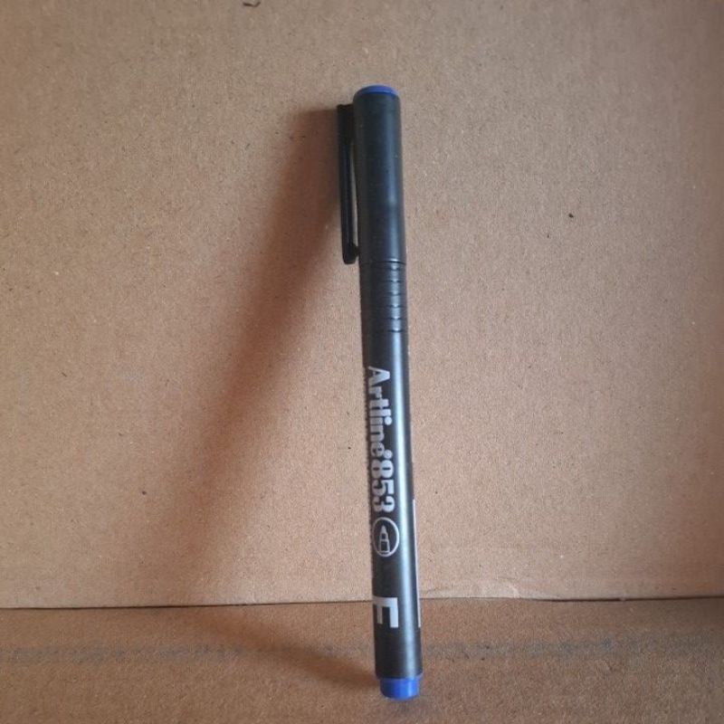 

pen OHP / overhead projection marker F 0.5mm artline BIRU