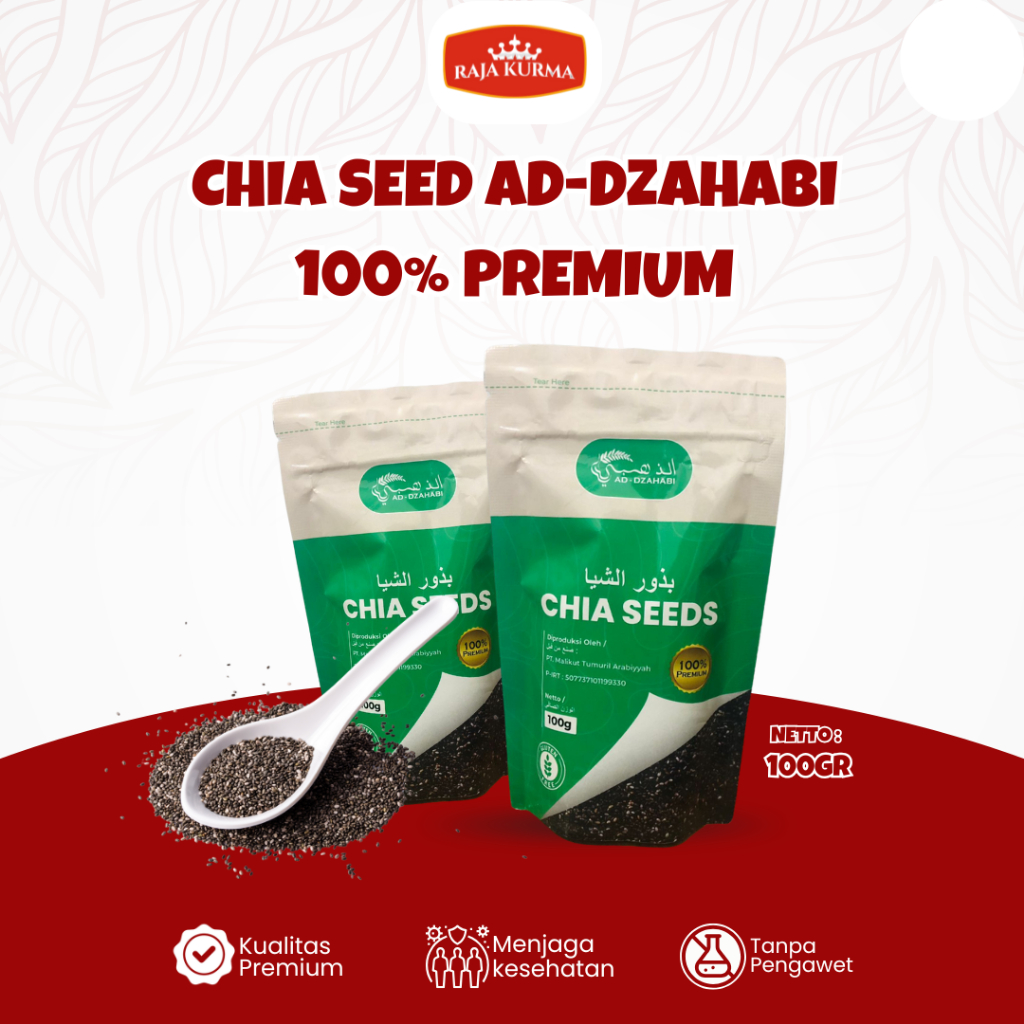 

(BISA COD) Organic Chia Seed | Biji Chiaseed Original Premium 100gr