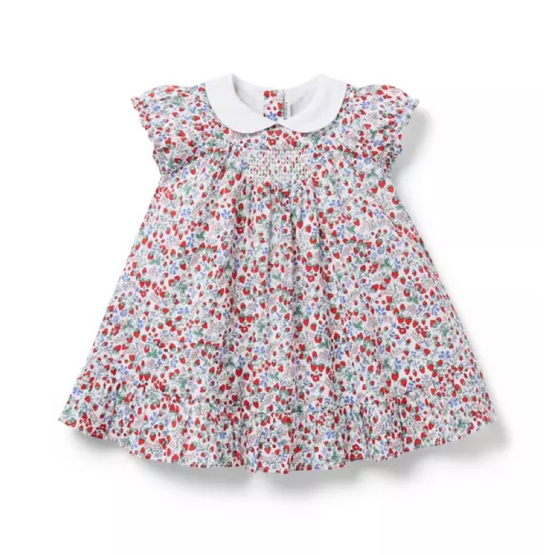 Baby Ditsy Strawberry Floral Dress janie and jack 135+adm